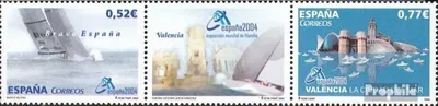 Produktbild von Briefmarken Spanien 2004 Mi 3966-3967 Dreierstreifen (kompl.Ausg.) postfrisch Briefmarkenausstellung