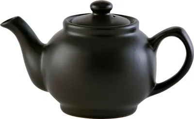 Produktbild von Teekanne, matt schwarz, 6 Tassen