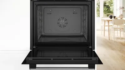 Image de Four intégrable multifonction 71l 60cm ecoclean inox - Bosch - HBA553BR3F - série 4