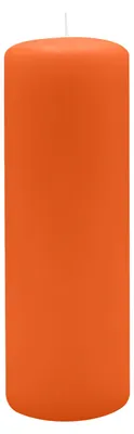 Produktbild von Stumpenkerzen 150 x Ø 60 mm, Karotte Dunkel-Orange, 12 Stück