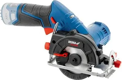 Productafbeelding van DEDRA accuschijfzaag 12V, zaagdiepte 26,5 mm, schijf 85*15 mm, 30 tanden, zonder batterij, DED7336