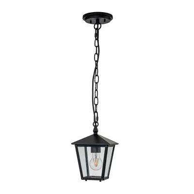 Immagine prodotto di Lampada da esterno a sospensione nera E27 60W Huntersfield Hinkley