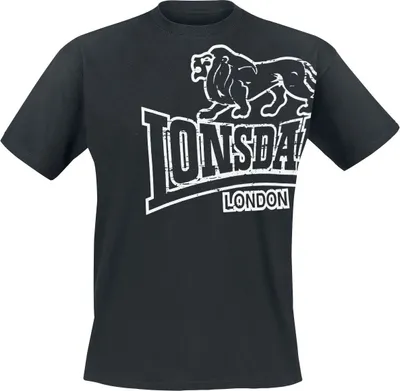Produktbild von Lonsdale London T-Shirt Herren Langsett schwarz 5XL