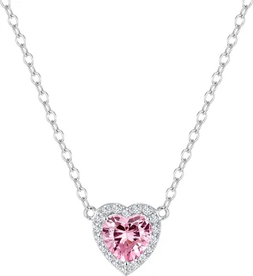 Immagine prodotto di Collana Trilani a forma di cuore in argento sterling con zirconi 50030157
