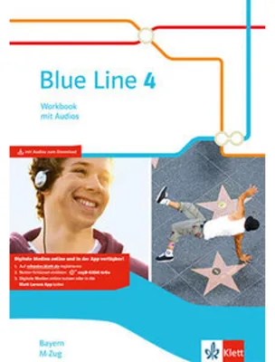 Immagine prodotto di Blue Line 4 M-Zug. Workbook mit Audios Klasse 8. Ausgabe Bayern