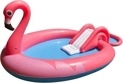 Produktbild von Kinderspielplatz Pool Flamingo 213x123x78cm 57172