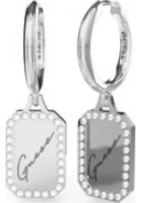 Obrázek produktu pro Guess - Ohrringe - Damen - CRYSTAL TAG - JUBE01133JWRHT-U