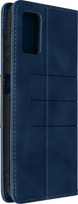 Produktbild von Avizar, Kunstlederetui mit Portemonnaie und Standfunktion für Samsung Galaxy A03s, Blau