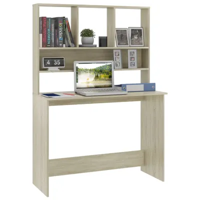 Productafbeelding van Bureau, 110 x 157 x 45 cm, spaanplaat met plank