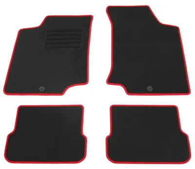 Produktbild von Fußmatten-Set für VW Golf 3 Cabrio, 09/1993-02/1998, 4-teilig, Schwarz
