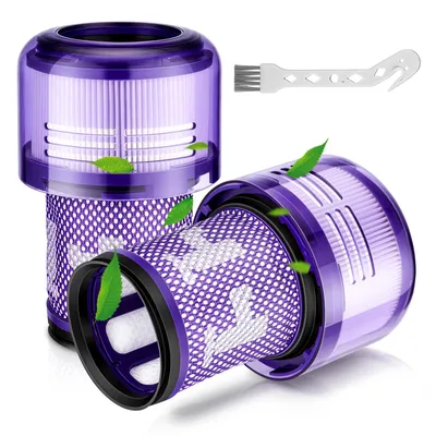 Produktbild von 2 Pack Ersatzfilter für Dyson V12 Detect Slim Absolute/Total Clean/Extra/Fluffy Staubsauger,Waschbare Ersatzfilter für Dyson V12 Detect Slim, Ersatzteil 971517-01