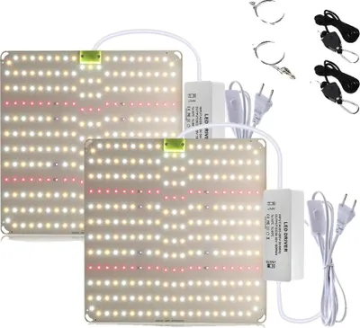 Obrázok produktu pre LED svetlo na rastliny, plné spektrum, stmievateľné, sada 2 ks