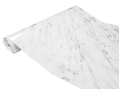 Produktbild von Klebefolie Möbel 67x240 cm - Carrara Grau - Möbelfolie selbstklebend im Deko-Stil - Folie für Möbel zur einfachen Renovierung von Türen, Tischen und Regalen - Klebefolie dekorativ und abwaschbar