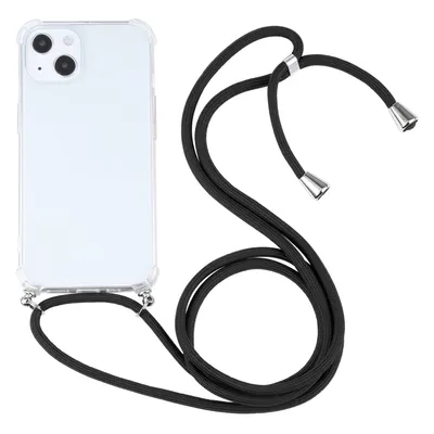 Immagine prodotto di Custodia König Design compatibile con Apple iPhone 13, in plastica, con laccetto per telefono - Cover per cellulare, colore nero