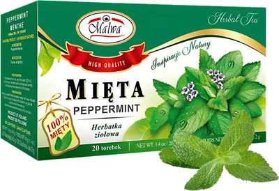 Zdjęcie produktu dla Malwa Herbata ziołowa mięta 20x2g