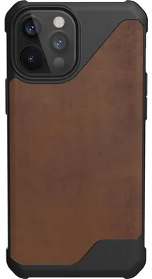 Productafbeelding van UAG Metropolis LT Backcover voor de Apple iPhone 12 Pro Max - Leather Brown