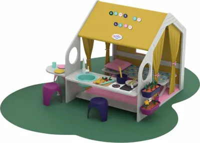 Produktbild von BABY born Weekend House, 3 Jahr(e), Batterien erforderlich