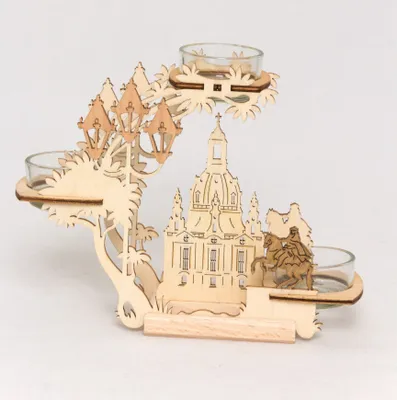 Obrázok produktu pre Držiak na čajové sviečky Drážďany 20x15x6cm NOVINKA