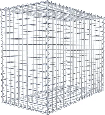 Produktbild von Gabione 100 cm x 80 cm x 50 cm (L x H x T), Maschenweite 5 cm x 5 cm, Spirale