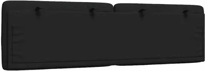Produktbild von Kopfteil-Kissen Schwarz 180 cm Stoff