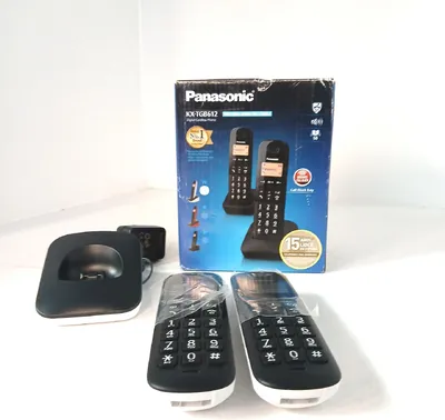Produktbild von Panasonic Telefonanlage Telekommunikation KX TGB612 Komfortables Festnetztelefon Anschluss Zuhause Festnetzkomfort