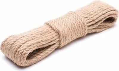 Produktbild von Juteseil 8mm x 20m Hanfseil gedreht Tauwerk Naturhanf Leine Jute Tau Seil Schnur
