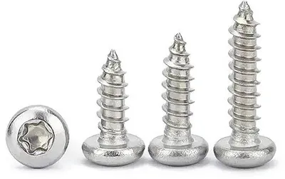 Obrázek produktu pro Nerezové šrouby Torx s plochou hlavou 4 x 20 mm 304 (100 ks) – Samovrtné šrouby do dřeva pro zpracování dřeva