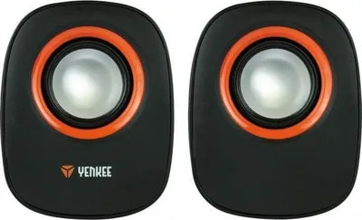 Produktbild von YENKEE YSP 2001 YSP 2001BK PC-Lautsprechersystem, 2 Aktiv-Lautsprecher, 6 Watt RMS