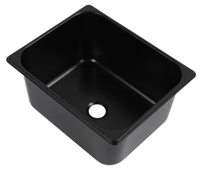 Image de Évier de 320 x 260 x 150 mm en acier inoxydable 304, modèle carré pour cuisine ou salle de bains, avec une sortie de 40 mm, adapté aux caravanes, food trucks, camping-cars et bateaux