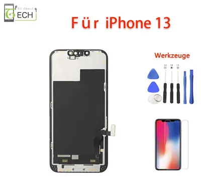 Produktbild von Für iPhone 13 LCD Display Einheit schwarz Retina Touchscreen Bildschirm