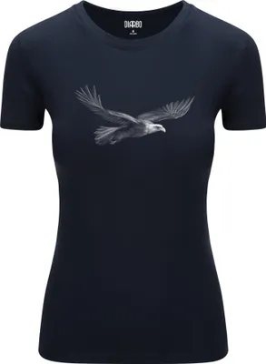 Produktbild von Diarbo Damen T-Shirt mit Aufdruck Wildtierporträts Fliegende Adler Dunkelblau Gr.XXL