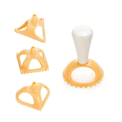 Obrázek produktu pro Tescoma 630049, Tvořítko na ravioli, Plast, Bílá, Žlutá, 90 mm