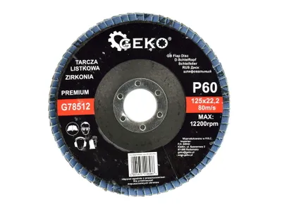 Imagen del producto de Disco de lija segmentado "ZIRKONIA" de 125 mm, grano P40, modelo 01950