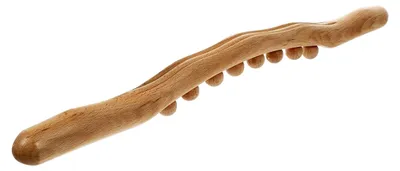 Produktbild von Massagestab aus Buchenholz für Gua Sha und Akupressur