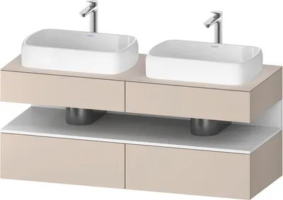 Produktbild von DURAVIT QA4767018830010 QTG KWTU WH Ek. 1400x550x600 Tp. Smt