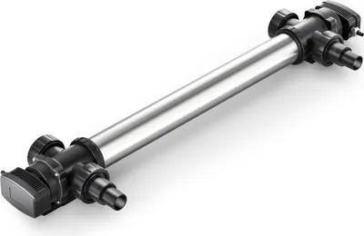 Image de SunSun CUV-772 Stérilisateur Clarificateur bassins/étang - débit max. 8000 l/h - avec Lampe rayons UV-C 72 W + Boîtier inox - pour Poissons et plantes aquatiques - Cours d’eau en hélice