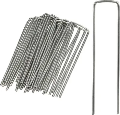 Image de Jeu de 25 piquets de fixation galvanisés