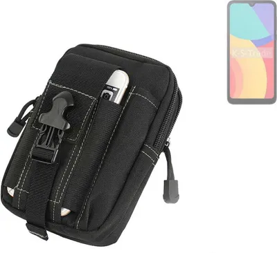 Produktbild von K-S-Trade Gürtel Tasche kompatibel mit Alcatel L1 (2021) Gürteltasche Holster Schutz Hülle Handy Hülle Smartphone outdoor Handy-Hülle schwarz