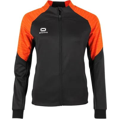 Image de Veste d'entraînement Stanno Bolt pour femme - Noir / Orange