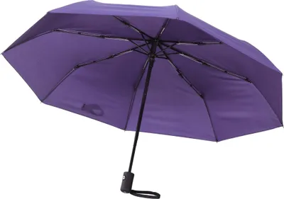 Produktbild von Swissona Regenschirm sturmfest klein - Ultraleicht und kompakt - Automatik auf und zu Schirm - Taschenschirm mit Hülle - Kleiner Regenschirm - Lila