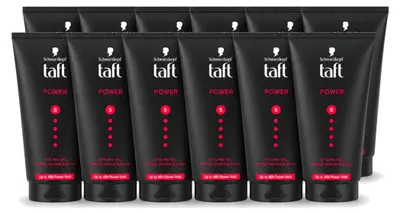 Obrázok produktu pre 12 kusov gélu na styling Taft Power 5 – silná fixácia – 150 ml – výhodný balík