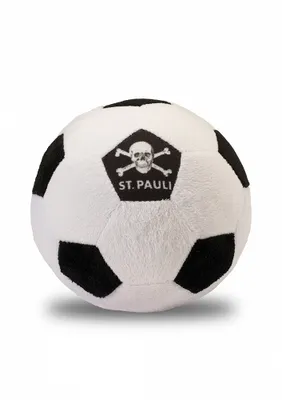 Produktbild von FC St. Pauli - Totenkopf, Plüschball 15cm Durchmesser