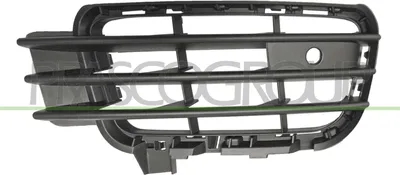 Produktbild von PRASCO Lüftungsgitter Grill Stoßfänger für VW Touareg (7P5, 7P6) mit Loch/Löchern für Einparkhilfe Schwarz