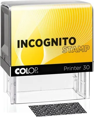 Obrázok produktu pre COLOP® 141282 Bezpečnostná pečiatka Printer 30 Incognito - pečiatka v blistri
