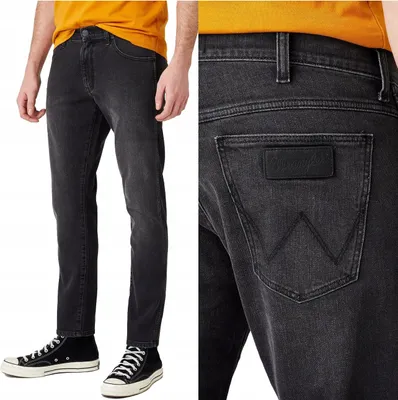 Immagine prodotto di WRANGLER, Jeanshosen da uomo, slim fit, LARSTON, W36 L32, Schwarz, Jeans, baggyjeans, buggy