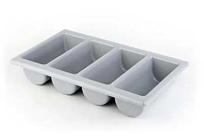 Immagine prodotto di APS Besteckbehälter, GN 1/1, grau, Höhe: 100 mm, Länge: 530 mm, Breite: 325 mm