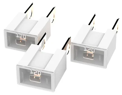 Productafbeelding van AUPROTEC PAL B blokbeveiliging, mannelijk, OTO BT, Japan, 30A - 140A. Selectie: 120A Ampère, wit, 3 stuks