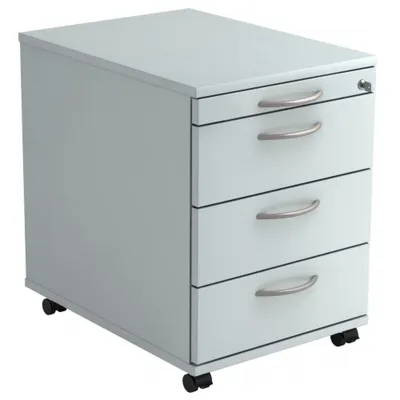 Produktbild von SIGNA AC30 BM - Rollcontainer Grau mit 3 Schüben Bogengriff Metall