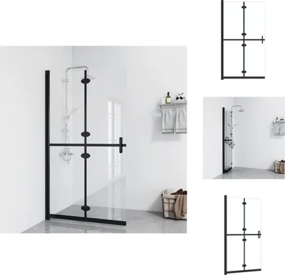Obrázok produktu pre vidaXL Skladacia sprchová zástena Transparentné sklo ESG 120x190 cm - Sprchové zásteny