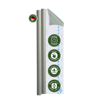 Produktbild von Klebefolie Klebefolie Möbel – Möbelfolie selbstklebend Salbei 4er Set, 4 x 45 x 200 cm, zuschneidbar, rückstandsfrei entfernbar – Veluxis